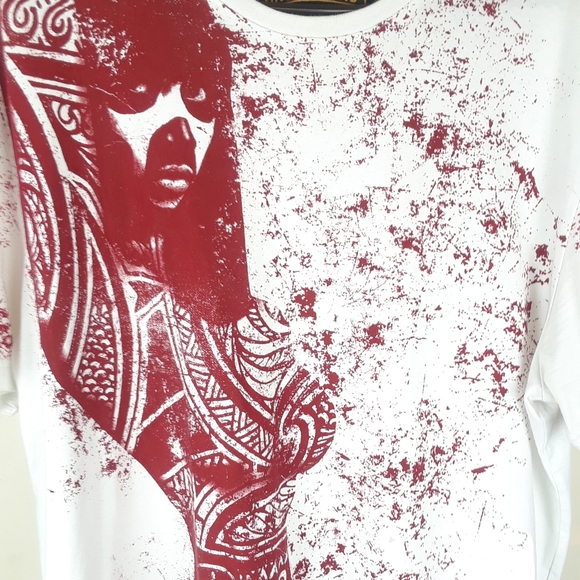 AKOO Brand Tribal pinup men's t-shirt - Picture 2 of 4